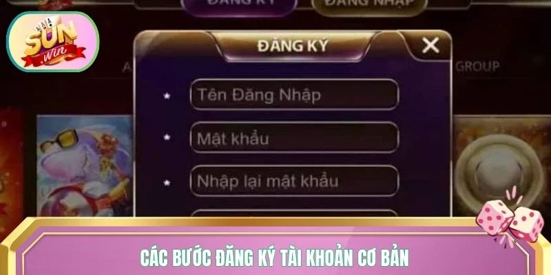 Các bước đăng ký tài khoản cơ bản cho người mới