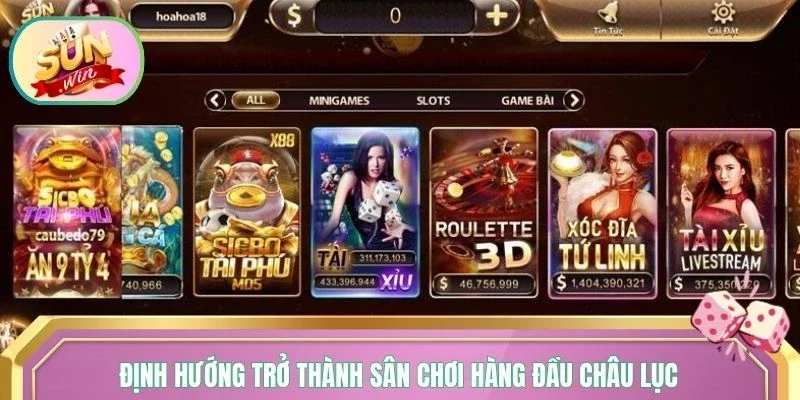 Định hướng vươn mình trở thành sân chơi hàng đầu châu lục