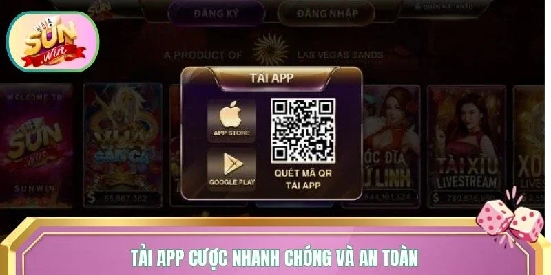Tải app cược nhanh chóng và an toàn về máy di động